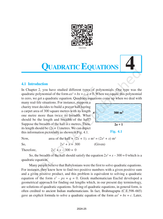 math class 10 chapter 9 theorem 4